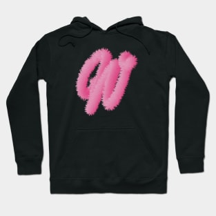 w Pink Animal Initials Hoodie